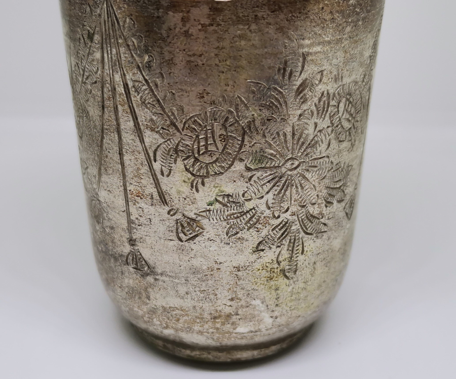 OSMANLI DÖNEMİ TUĞRA FORMLU USTA DAMGALI ESER-İ İSTANBUL ŞERBET BARDAĞI