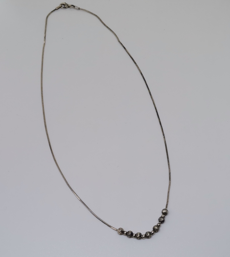 ÖZEL YAPIM GÜMÜŞ ŞANS KOLYESİ