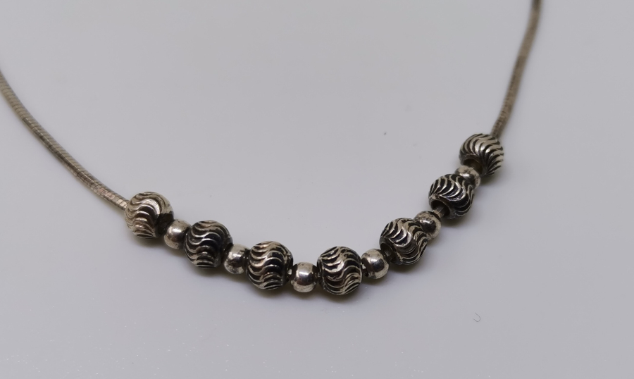 ÖZEL YAPIM GÜMÜŞ ŞANS KOLYESİ