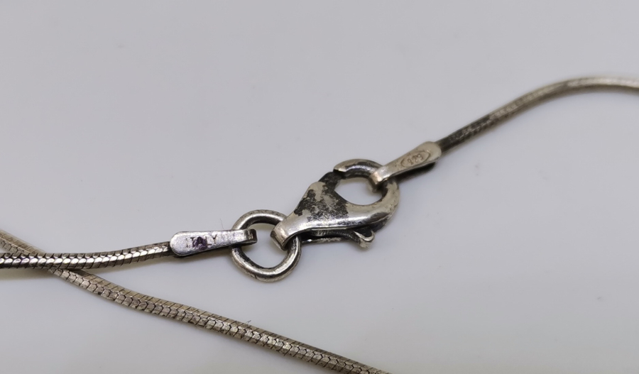 ÖZEL YAPIM GÜMÜŞ ŞANS KOLYESİ