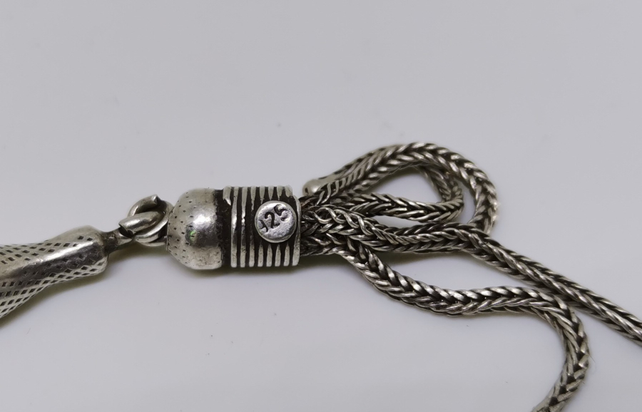 TAMAMI İŞLEMELİ GÜMÜŞ TESPİH