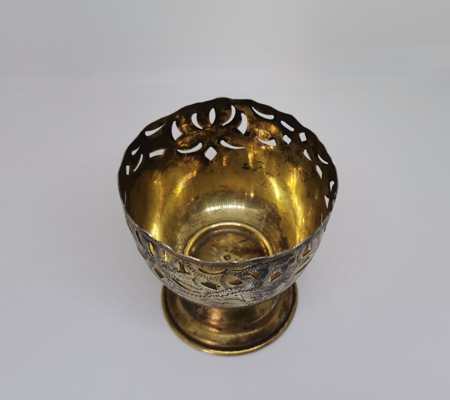 TAMAMI KALEM İŞÇİLİKLİ OSMANLI DÖNEMİ GÜMÜŞ FİNCAN ZARFI