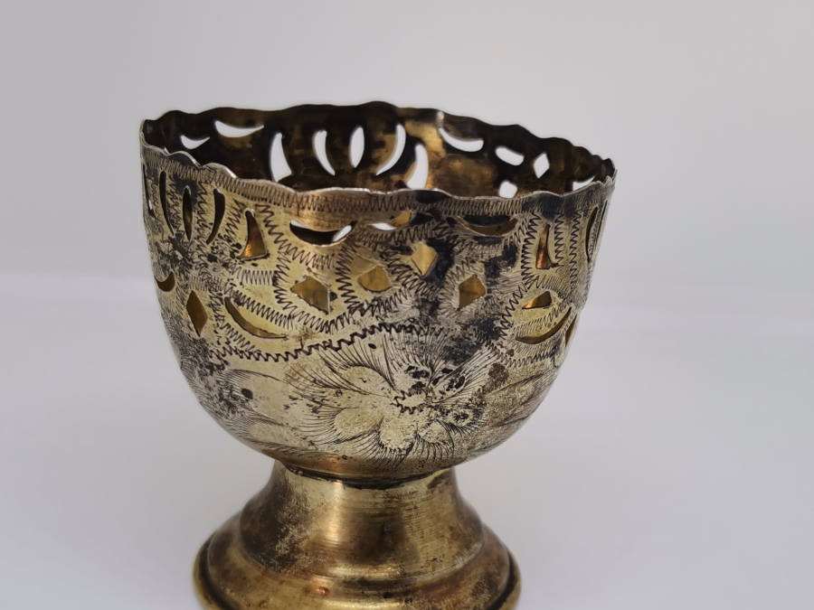 TAMAMI KALEM İŞÇİLİKLİ OSMANLI DÖNEMİ GÜMÜŞ FİNCAN ZARFI