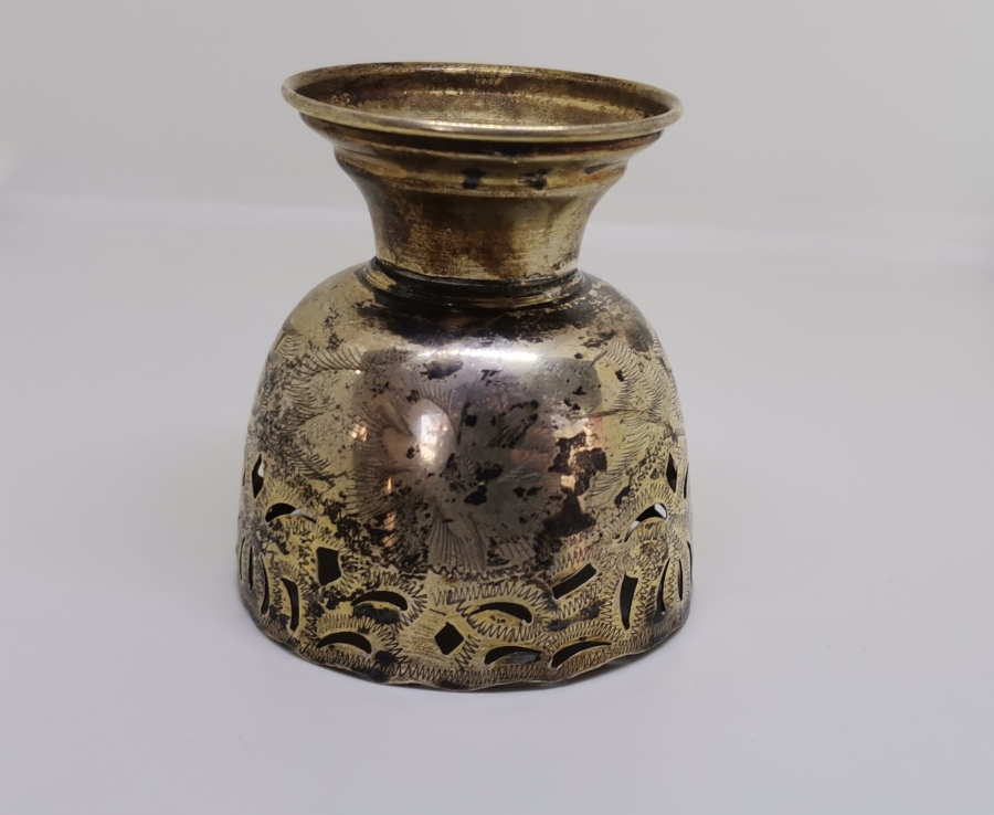 TAMAMI KALEM İŞÇİLİKLİ OSMANLI DÖNEMİ GÜMÜŞ FİNCAN ZARFI