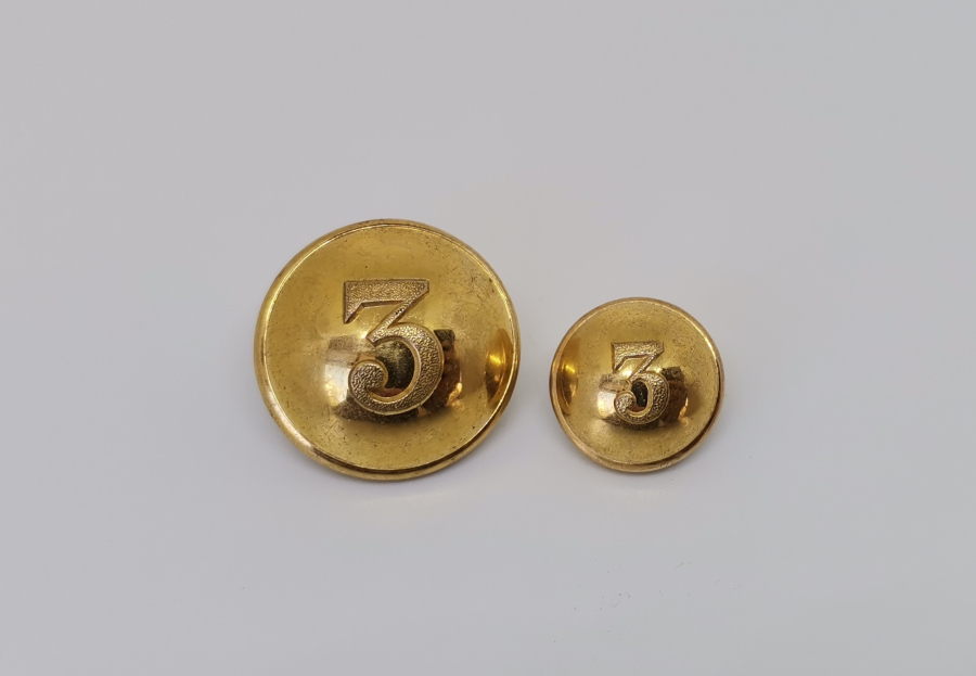 1. DÜNYA SAVAŞI DÖNEMİ ÇİL KONDİSYONDA 2 ADET ASKERİ DÜĞME