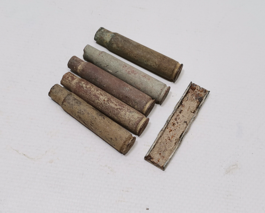 1. DÜNYA SAVAŞI DÖNEMİ OSMANLI VE İNGİLİZ MAVZER MERMİLERİ LOTU