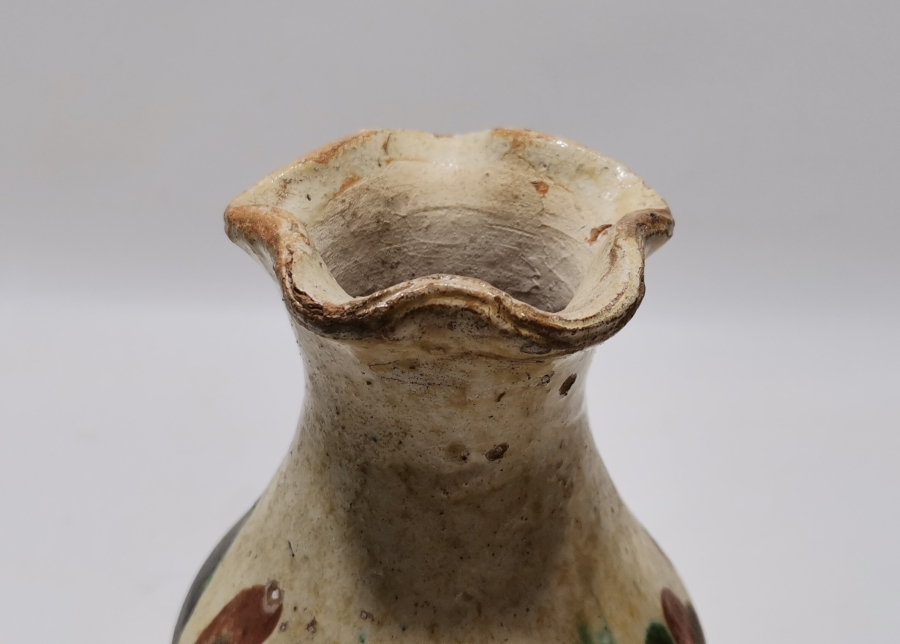 1800 BAŞLARI OSMANLI DÖNEMİ NADİR RENKTE KINIK İŞİ GELİN ÇİÇEKLİĞİ