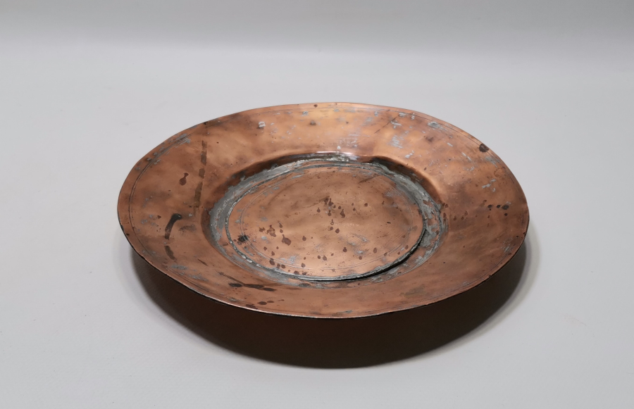 1810 TARİHLİ OSMANLI DÖNEMİ RUM İŞİ BAKIR TABAK