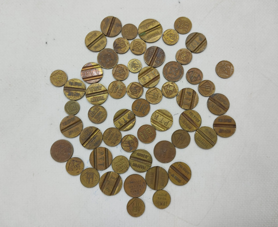 ANTİKA PTT TELEFON JETONLARI LOTU