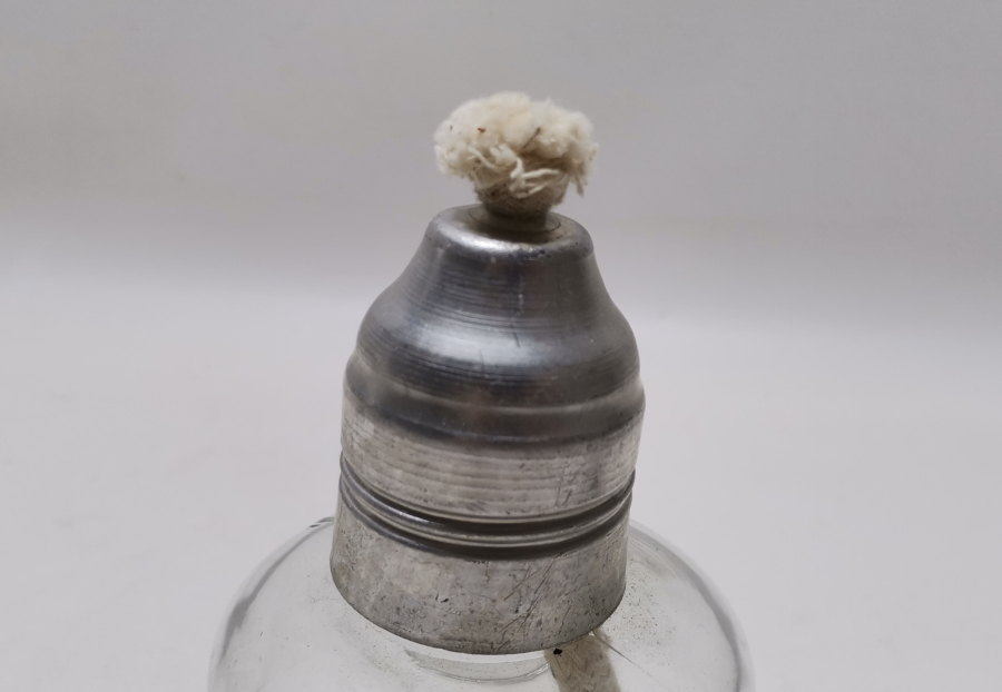 ÇİL KONDİSYONDA ANTİKA İDARE LAMBASI - GAZ LAMBASI