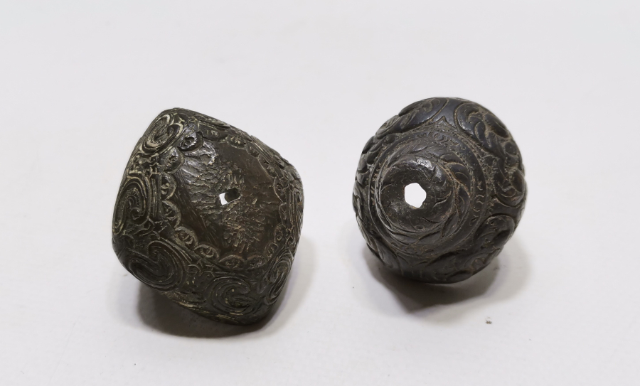 OSMANLI DÖNEMİ 2 ADET BRONZ PİŞTOV ÇANAĞI - PİŞTOV ALTLIĞI