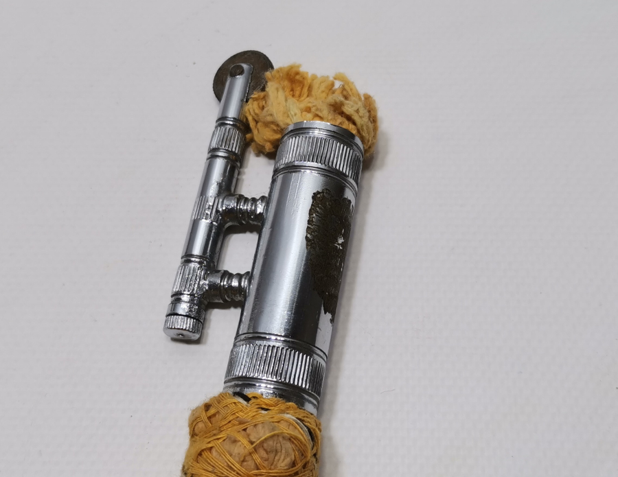 OSMANLI DÖNEMİ ÇİL KONDİSYONDA NADİR HALATLI ÇAKMAK