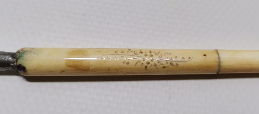 OSMANLI DÖNEMİ FİL DİŞİNDEN MAMUL HATTAT YAZI KALEMİ - DİVİT