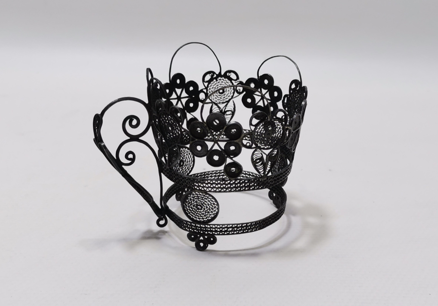 OSMANLI DÖNEMİ SAF GÜMÜŞTEN MAMUL BARDAK ZARFI