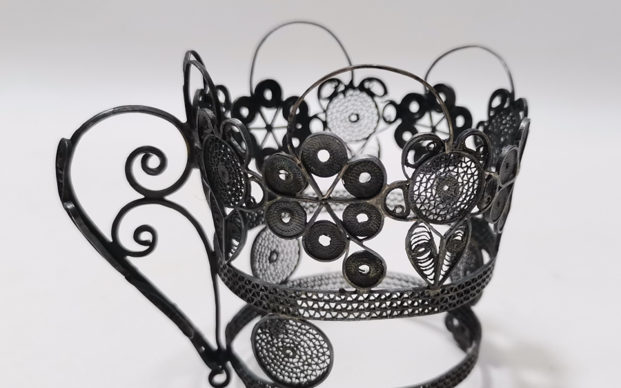 OSMANLI DÖNEMİ SAF GÜMÜŞTEN MAMUL BARDAK ZARFI