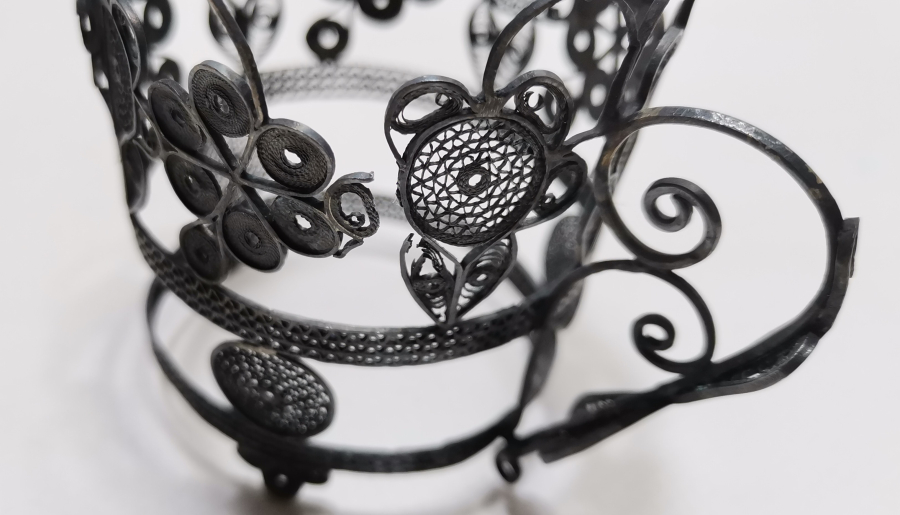 OSMANLI DÖNEMİ SAF GÜMÜŞTEN MAMUL BARDAK ZARFI