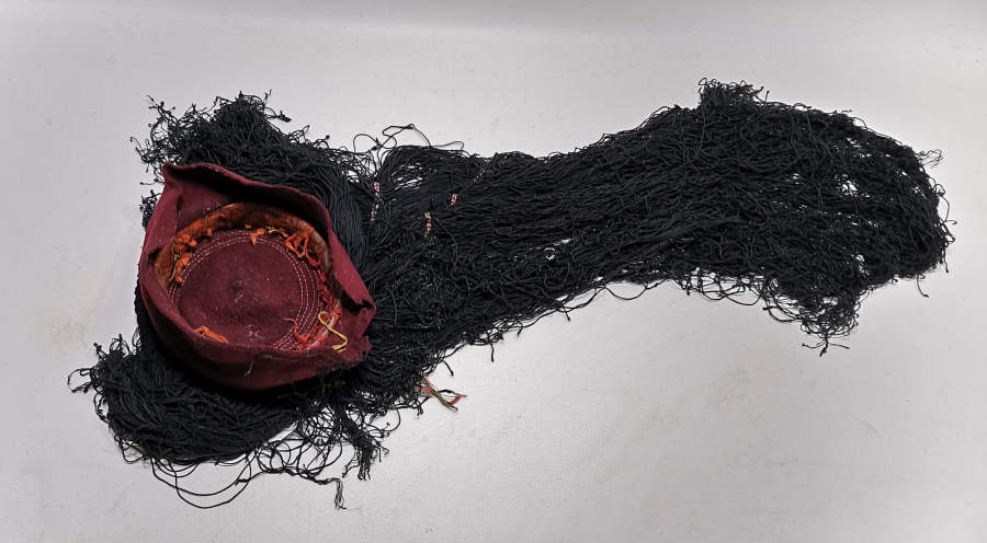 OSMANLI DÖNEMİ TAMAMI SIRMA VE İPEK İŞÇİLİKLİ VAN ERMENİ GELİN BAŞLIĞI