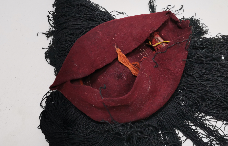 OSMANLI DÖNEMİ TAMAMI SIRMA VE İPEK İŞÇİLİKLİ VAN ERMENİ GELİN BAŞLIĞI