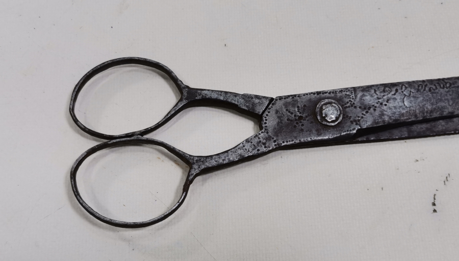 ÜZERİ OSMANLICA YAZILI OSMANLI DÖNEMİ EL DÖVME MAKAS