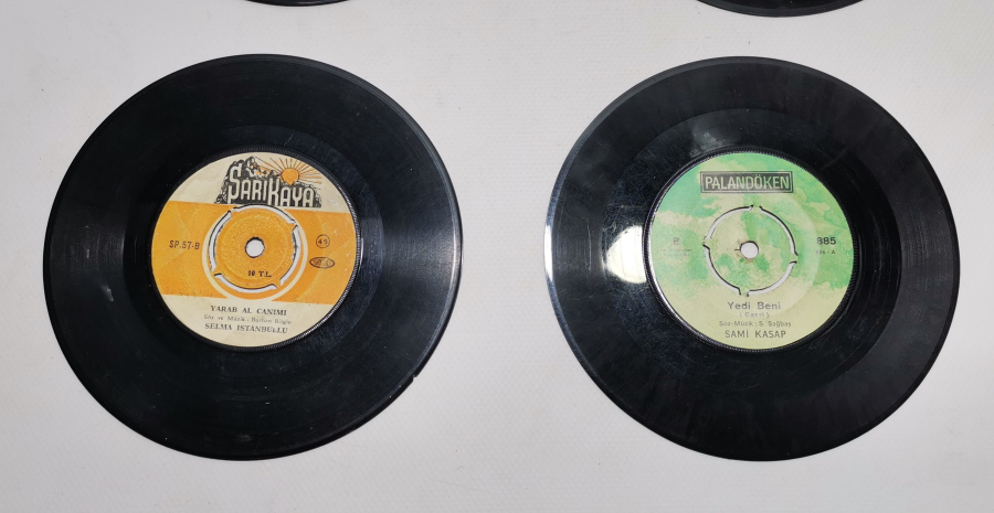 4 ADET ANTİKA 45 LİK PLAK