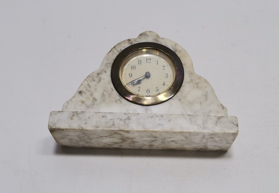 KURMALI ANTİKA ŞÖMİNE SAATİ