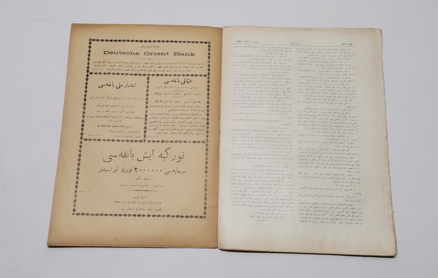 ORJİNAL EKLERİ İLE SERVETİ FÜNUN DERGİSİ