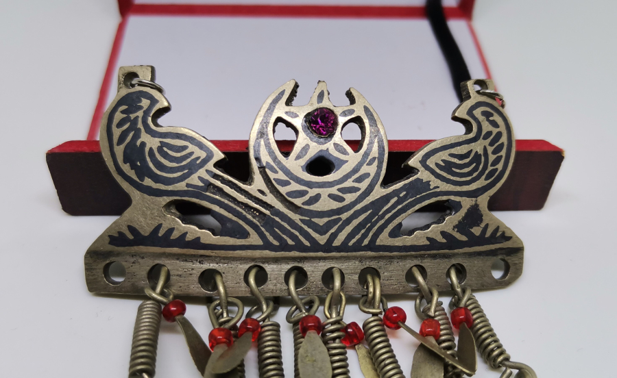 OSMANLI DÖNEMİ SAVAT İŞÇİLİKLİ VAN İŞİ BÜYÜK BOY KOLYE