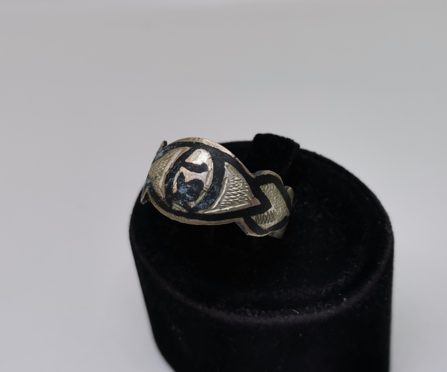 OSMANLI DÖNEMİ SAVATLI GÜMÜŞ YÜZÜK