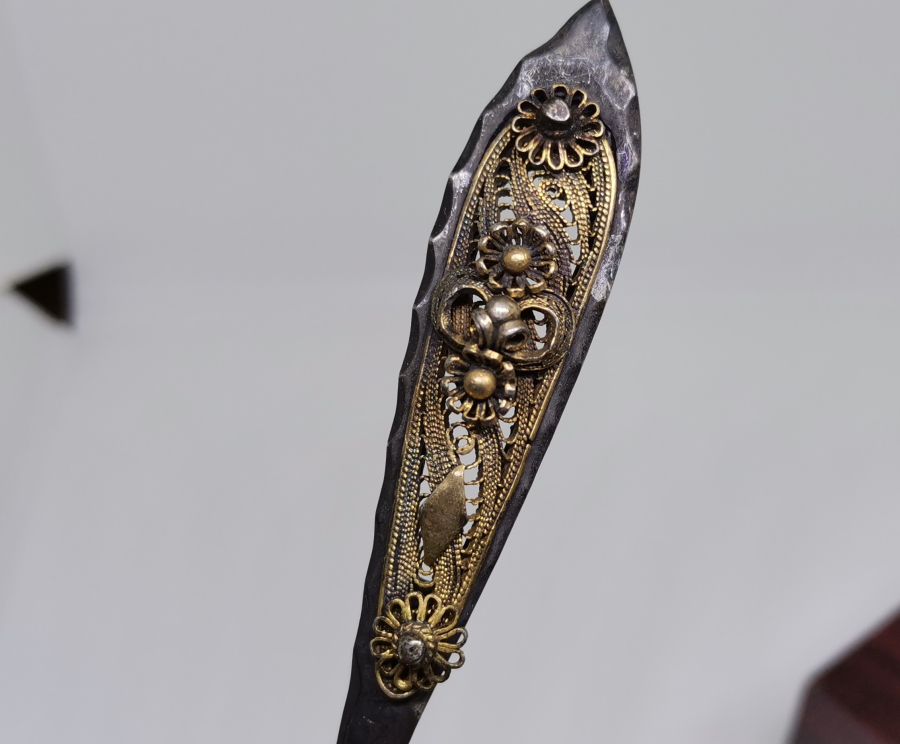 OSMANLI DÖNEMİ TELKARİ İŞÇİLİKLİ İZMİR İŞİ GÜMÜŞ KAŞIK