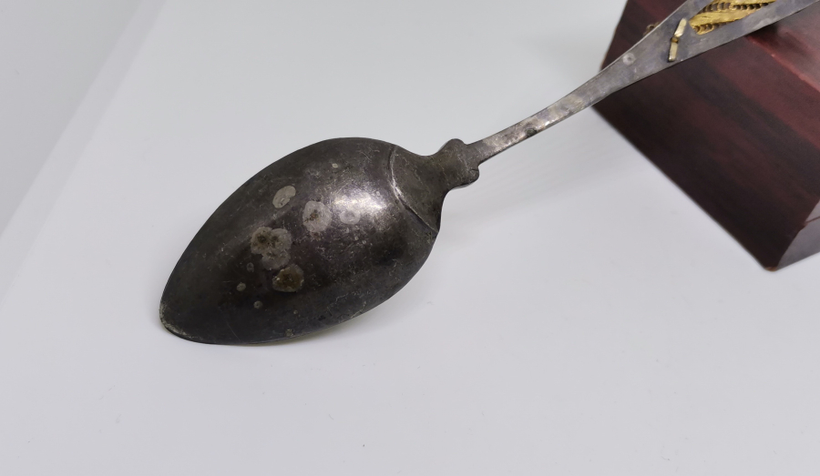 OSMANLI DÖNEMİ TELKARİ İŞÇİLİKLİ İZMİR İŞİ GÜMÜŞ KAŞIK