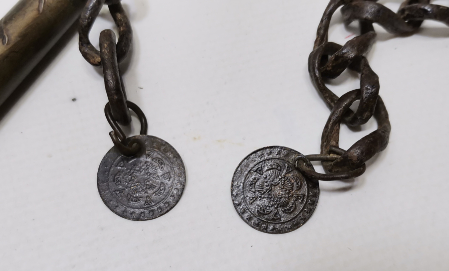 ÜZERİ OSMANLICA YAZILI DEV BOYDA TEKKE İŞİ ZİKİR ŞİŞİ