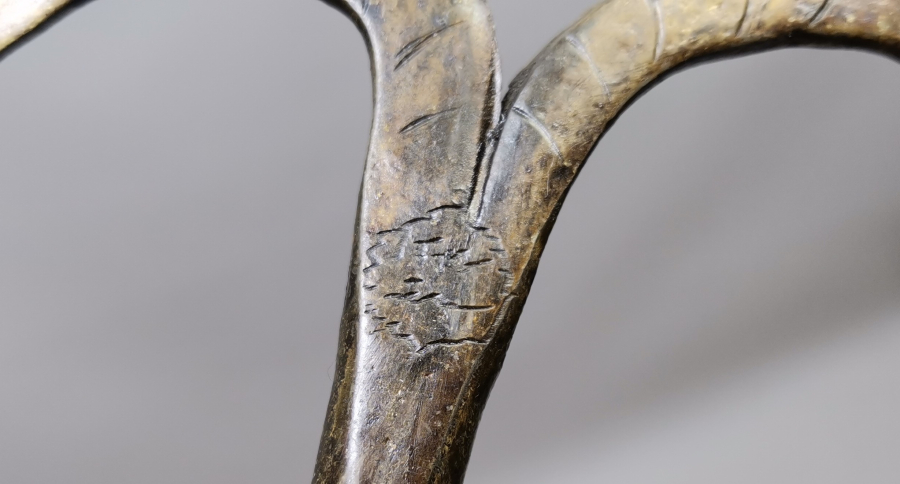 ÜZERİ OSMANLICA YAZILI DEV BOYDA TEKKE İŞİ ZİKİR ŞİŞİ