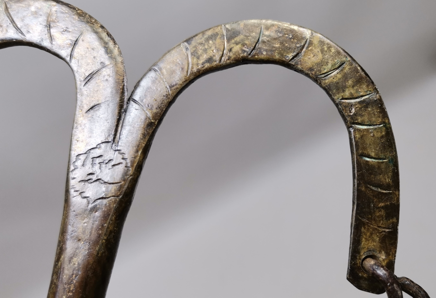 ÜZERİ OSMANLICA YAZILI DEV BOYDA TEKKE İŞİ ZİKİR ŞİŞİ