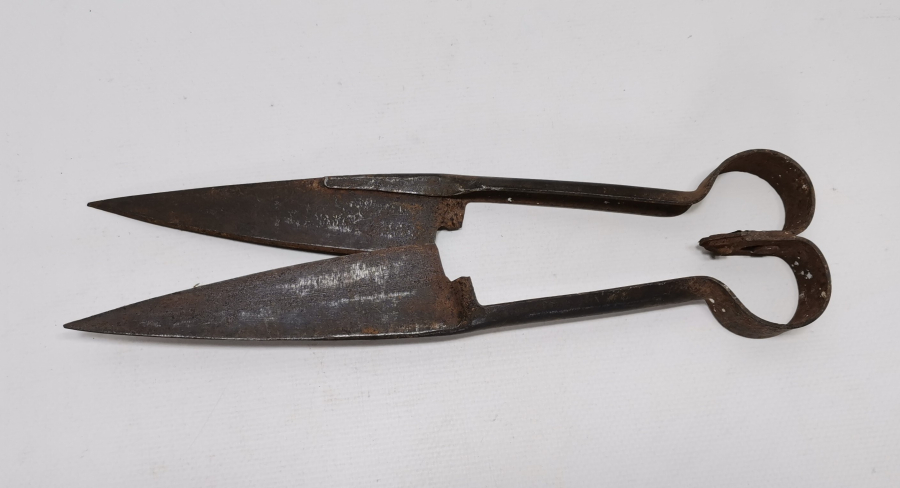 ÜZERİ USTA DAMGALI OSMANLI DÖNEMİ KOYUN KIRKMA ALETİ