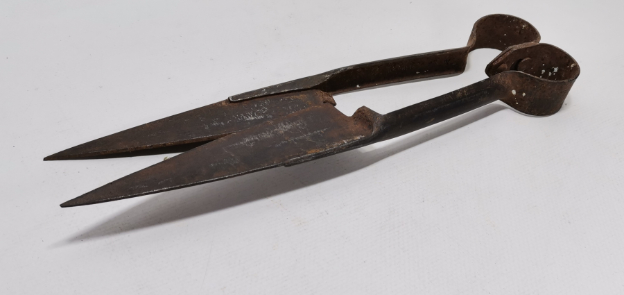 ÜZERİ USTA DAMGALI OSMANLI DÖNEMİ KOYUN KIRKMA ALETİ