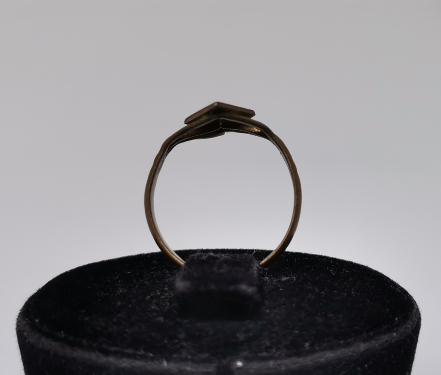 ÜZERİNDE RUM HAÇI BULUNAN OSMANLI DÖNEMİ YÜZÜK