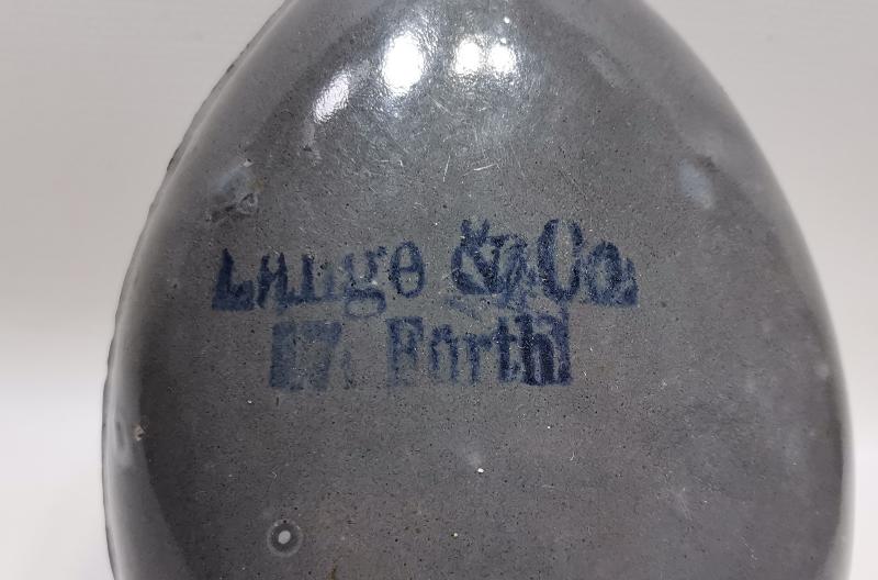 1. DÜNYA SAVAŞI DÖNEMİ ÜZERİ YAZILI MANTAR KAFA EMAYE OSMANLI SUBAY MATARASI