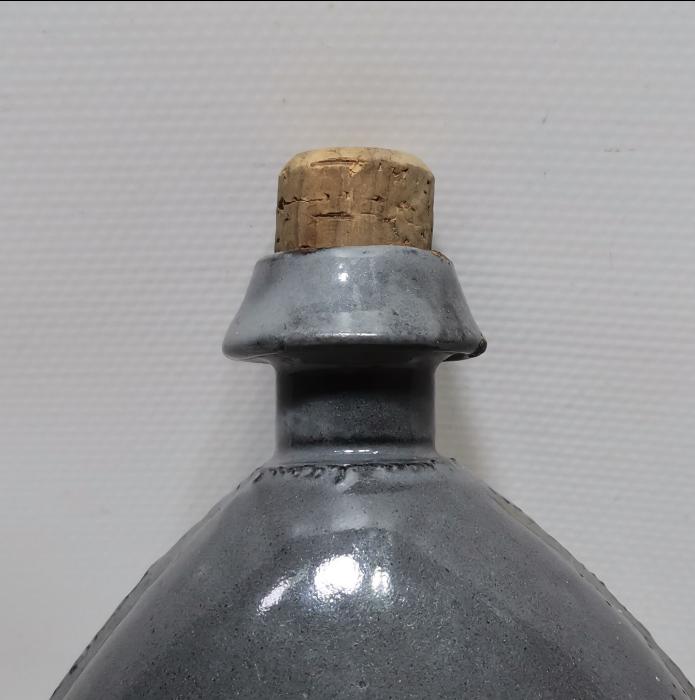 1. DÜNYA SAVAŞI DÖNEMİ ÜZERİ YAZILI MANTAR KAFA EMAYE OSMANLI SUBAY MATARASI