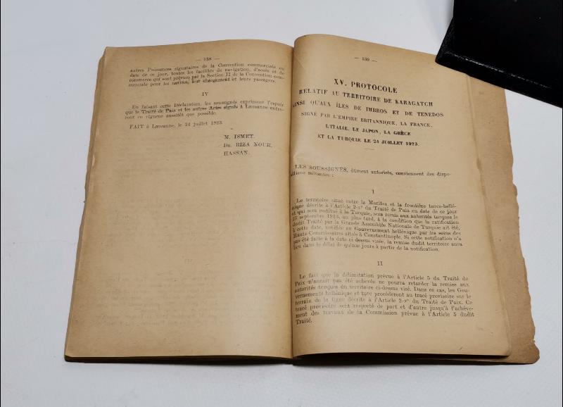 1923 LOZAN BARIŞ ANLAŞMASI KİTABI