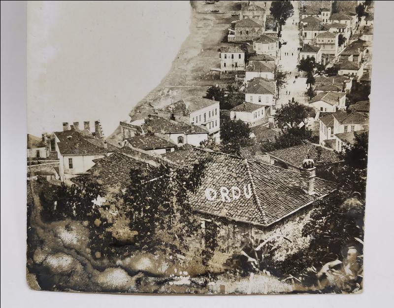 1932 TARİHLİ ÇOK NADİR ORDU ŞEHİR MANZARASI