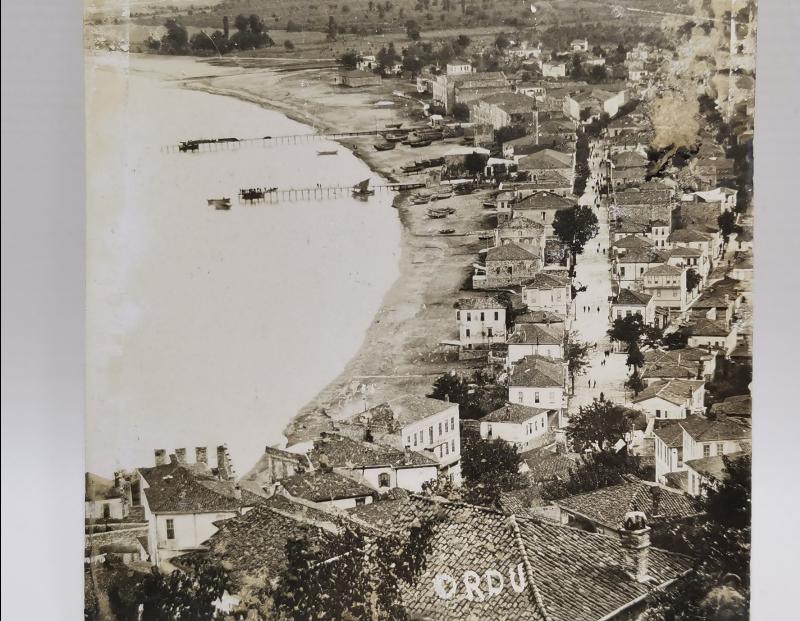 1932 TARİHLİ ÇOK NADİR ORDU ŞEHİR MANZARASI