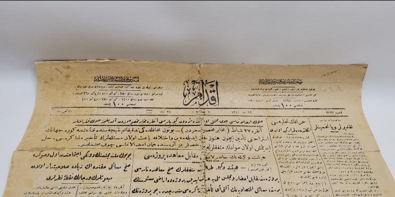 28 ŞUBAT 1923 İKDAM GAZETESİ; BARIŞIN İMZALANMASI ÇOK MUHTEMEL