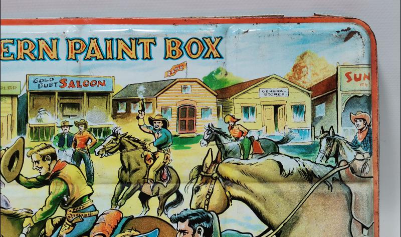 EĞİTİM TARİHİ: ANTİKA BÜYÜK BOY SULU BOYA KUTUSU