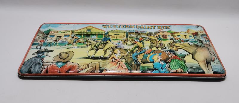 EĞİTİM TARİHİ: ANTİKA BÜYÜK BOY SULU BOYA KUTUSU