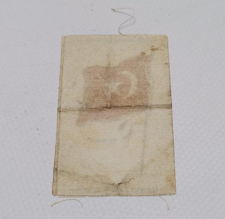 OSMANLI DÖNEMİ İPEK OSMANLI BAYRAĞI RESİMLİ SİGARA ETİKETİ