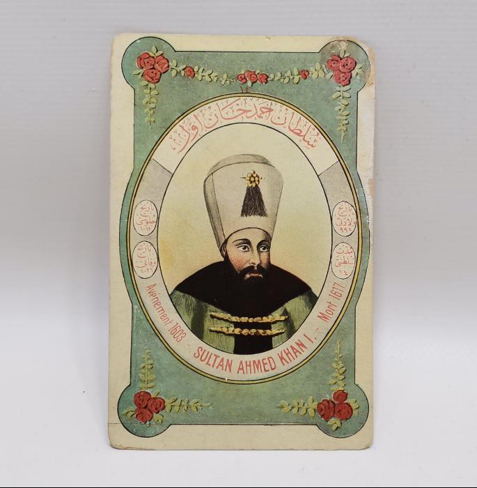 OSMANLI DÖNEMİ MAX FRUCHTERMANN PADİŞAHLAR SERİSİ 5 ADET KARTPOSTAL