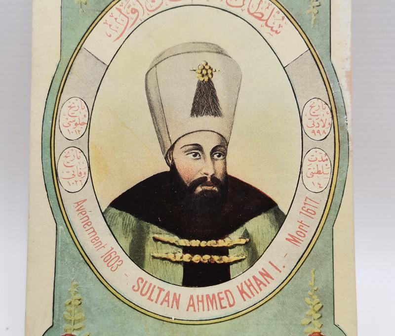 OSMANLI DÖNEMİ MAX FRUCHTERMANN PADİŞAHLAR SERİSİ 5 ADET KARTPOSTAL