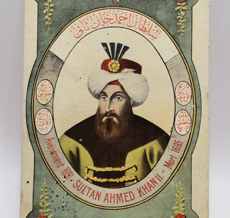 OSMANLI DÖNEMİ MAX FRUCHTERMANN PADİŞAHLAR SERİSİ 5 ADET KARTPOSTAL