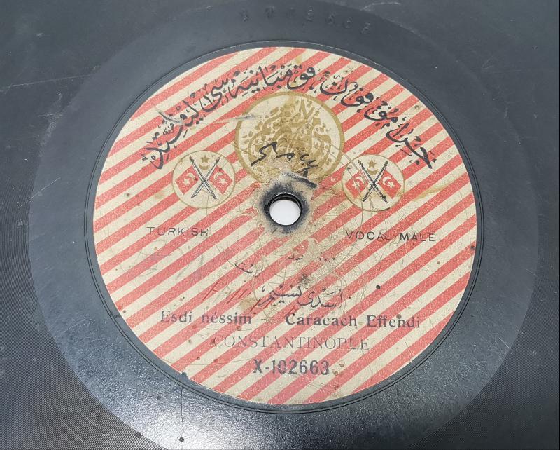 OSMANLI DÖNEMİ MEŞRUTİYET BAYRAKLARIYLA SÜSLÜ ÇOK NADİR TAŞ PLAK