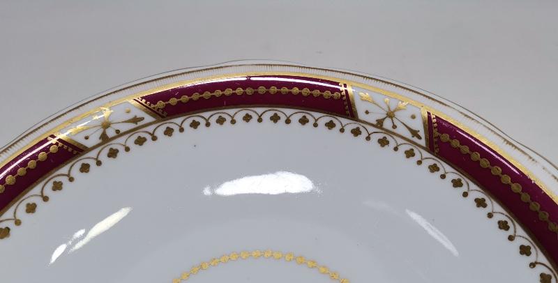 OSMANLI DÖNEMİ ÜZERİ AY YILDIZLI BÜYÜK BOY PORSELEN MEYVELİK